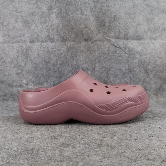 Steve Madden Shoes Women 9 Clog Slip On Scuff Mauve Comfort Rubber Casual Trendy - Picture 2 of 14